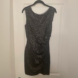Little Black Sequined Dress!